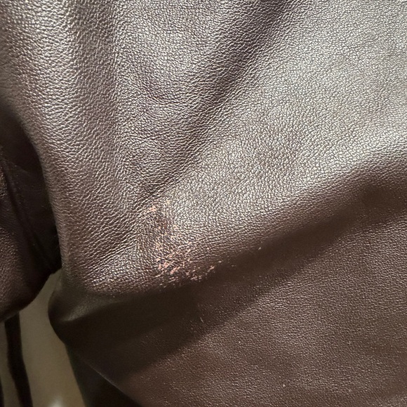 Bebe Brown Leather Garment. Pre-loved - Picture 8 of 16